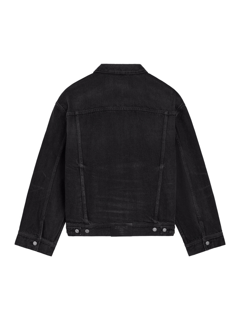 TRUCKER JACKET IN COTTON DENIM