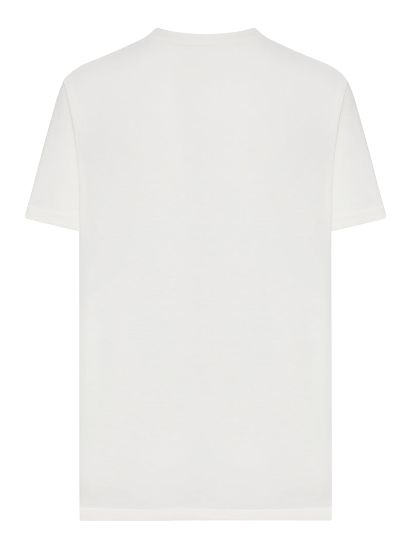 CREW NECK COTTON T-SHIRT WITH LOGO