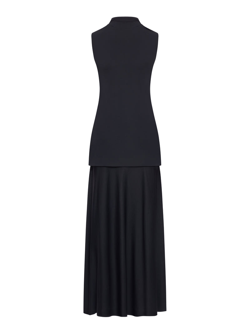 LONG SLEEVELESS DRESS