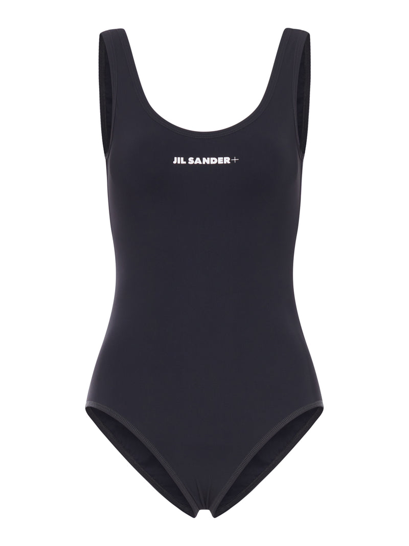 JIL SANDER+ LOGO PRINTED ONE-PIECE SWIMSUIT