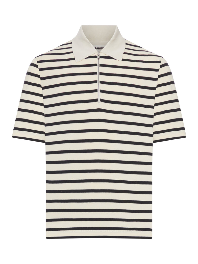 SHORT-SLEEVED POLO SHIRT MADE OF COTTON JERSEY