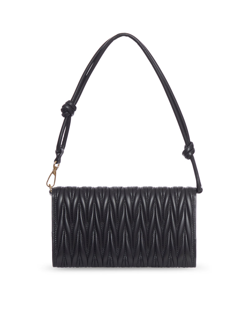 WALLET ON CHAIN IN MATELASSÉ LEATHER