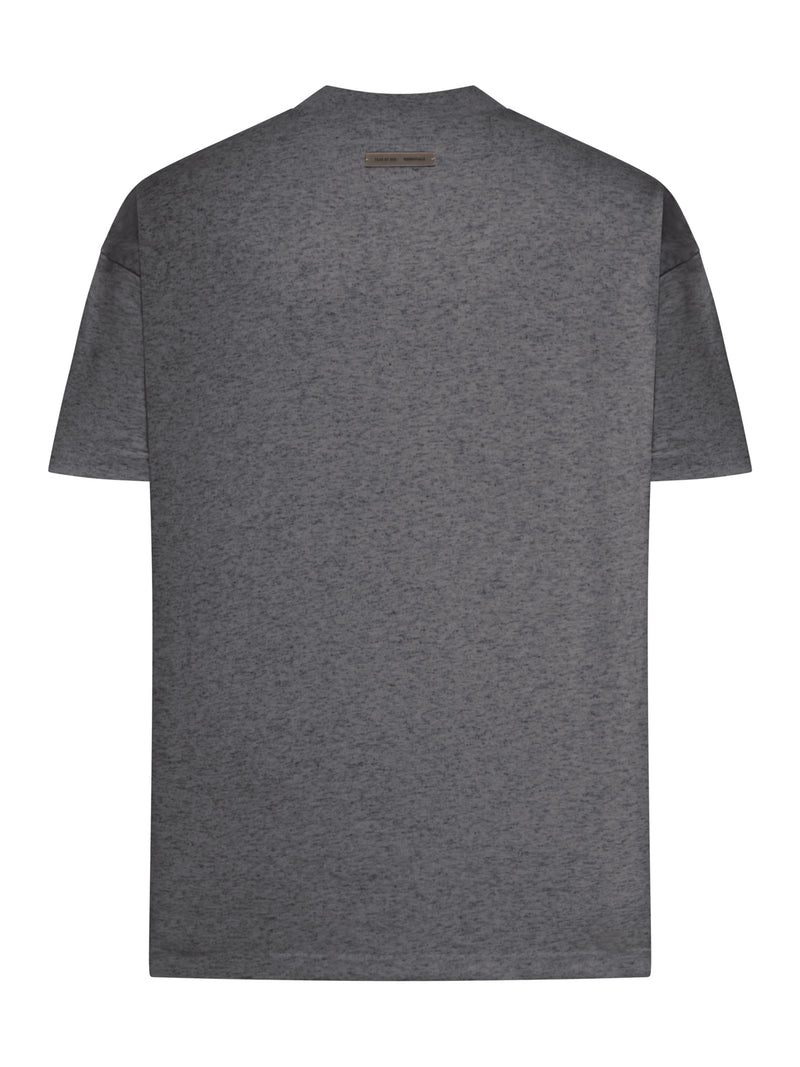 CREW NECK COTTON T-SHIRT WITH SHORT SLEEVES