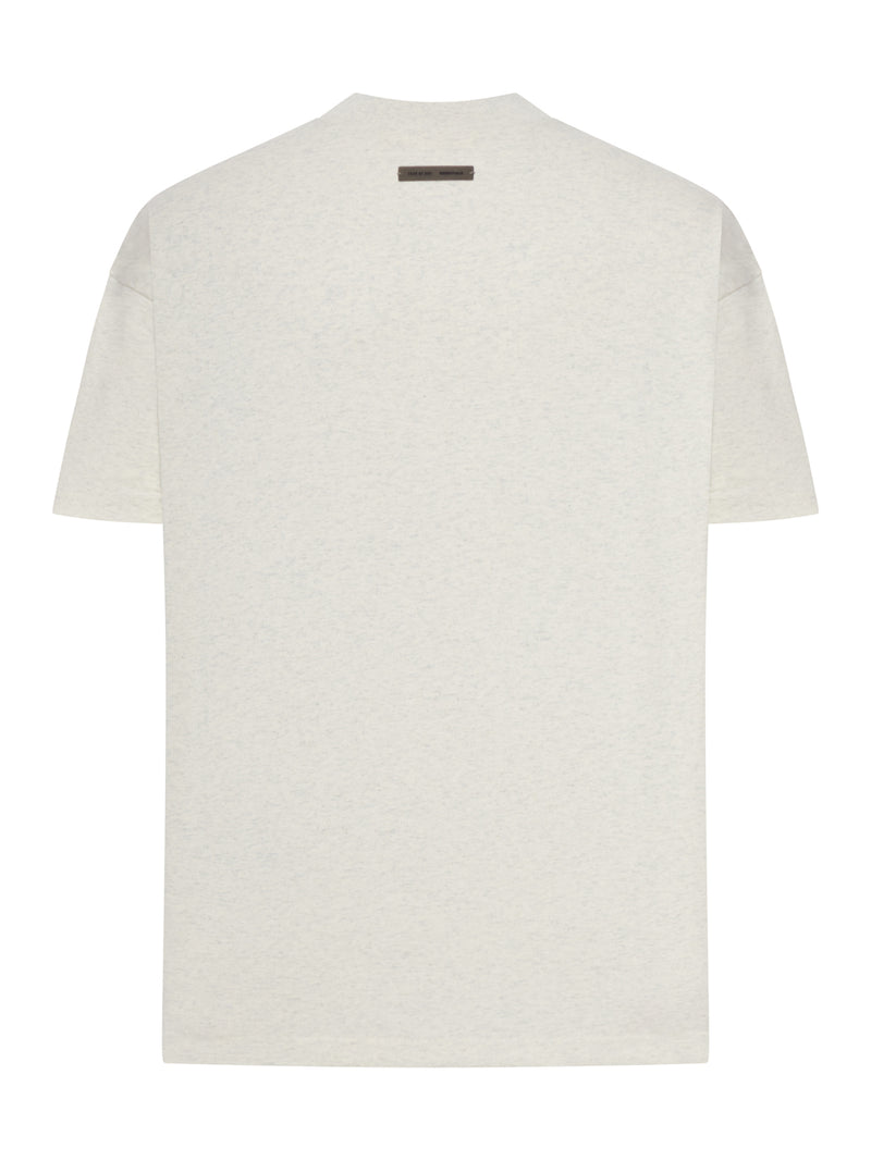 CREW NECK COTTON T-SHIRT WITH SHORT SLEEVES