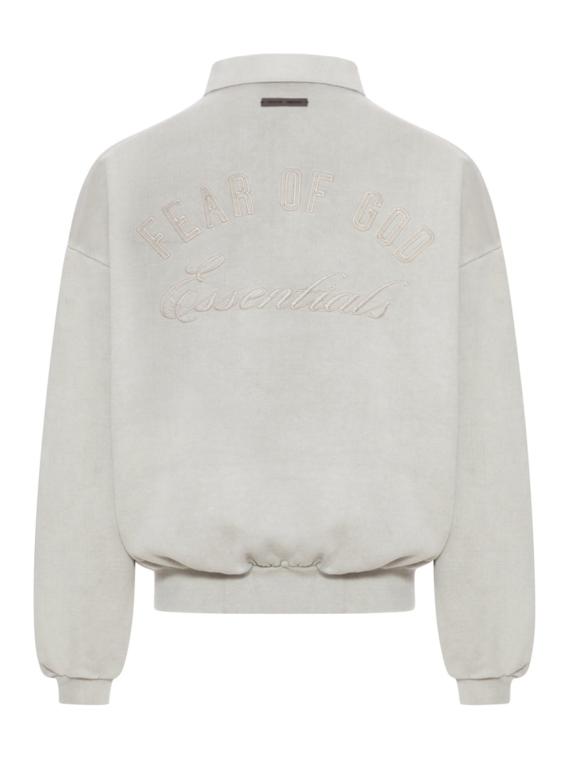 POLO COLLAR SWEATSHIRT