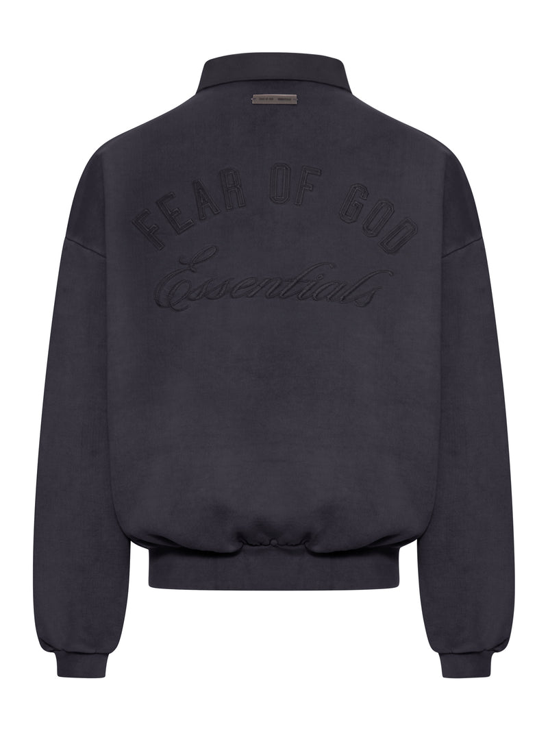 POLO COLLAR SWEATSHIRT