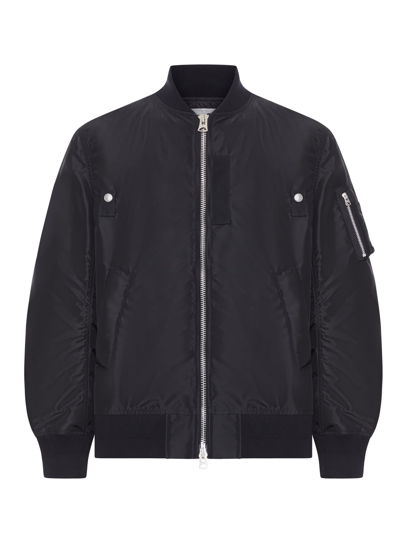 NYLON BOMBER JACKET WITH ZIP