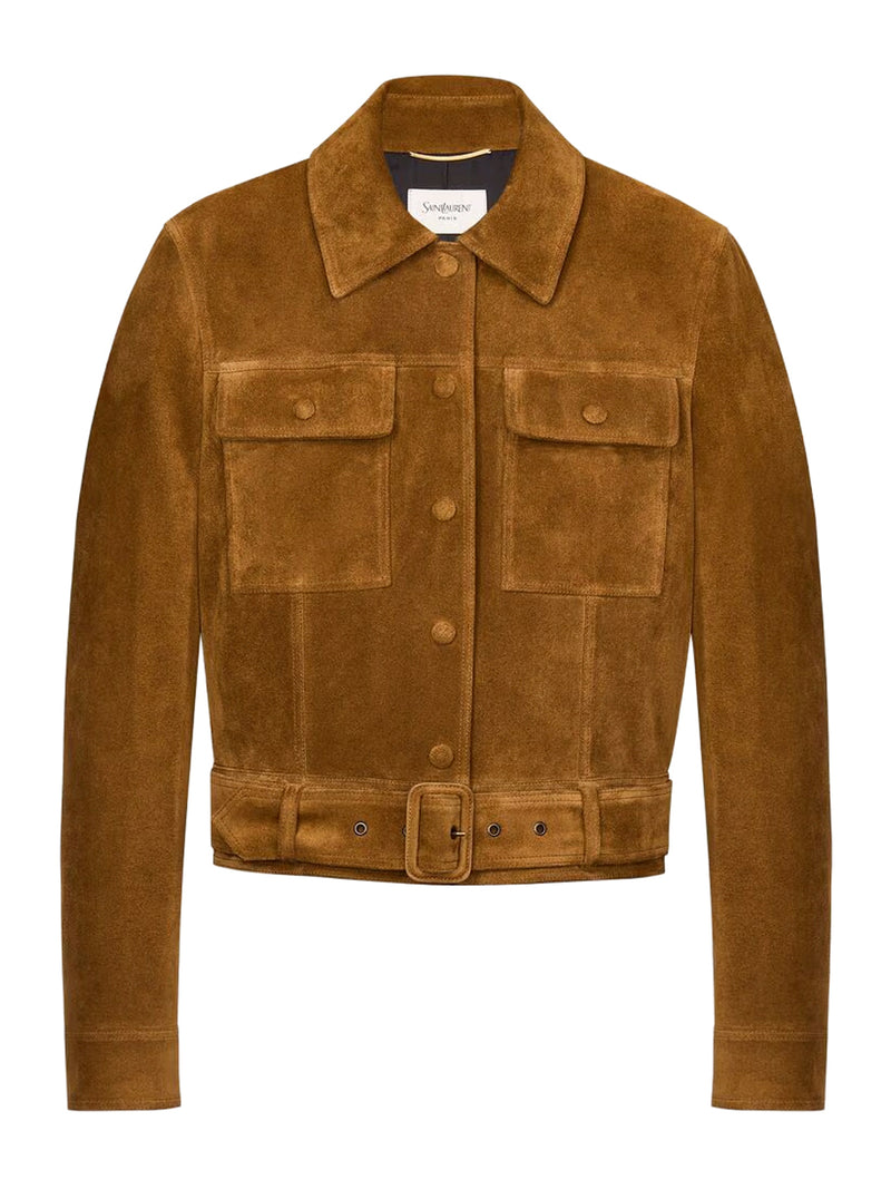 JACKET IN VINTAGE SPLIT LEATHER