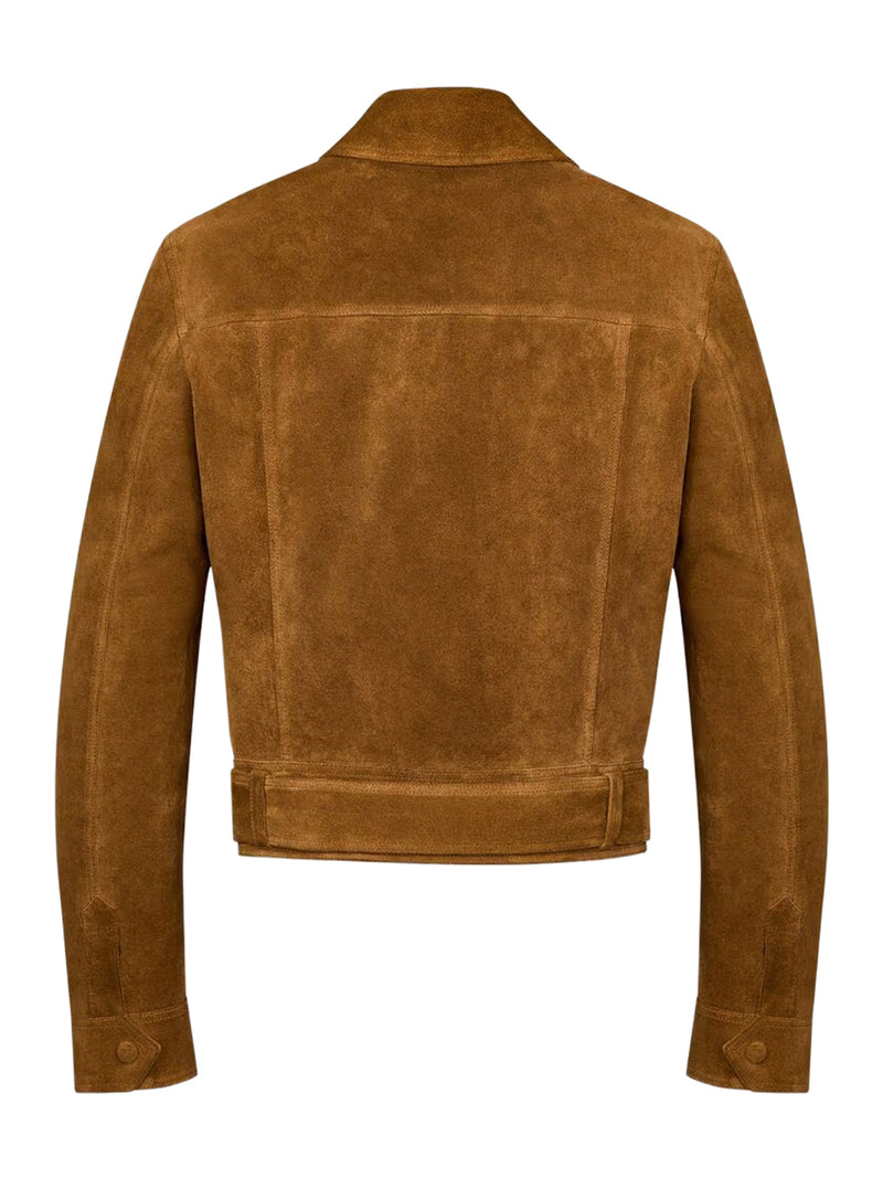 JACKET IN VINTAGE SPLIT LEATHER