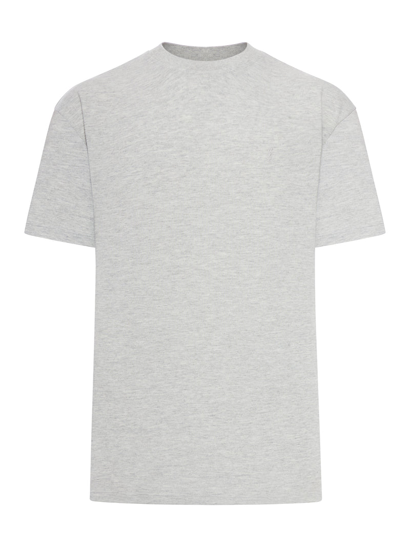 OVERSIZED CASSANDRE T-SHIRT IN COTTON PIQUE