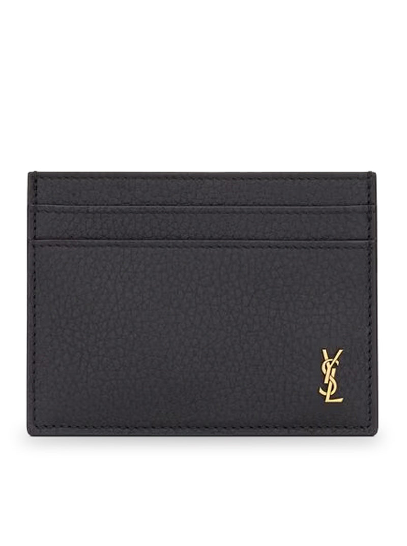 TINY CASSANDRE HAMMERED LEATHER CARD HOLDER