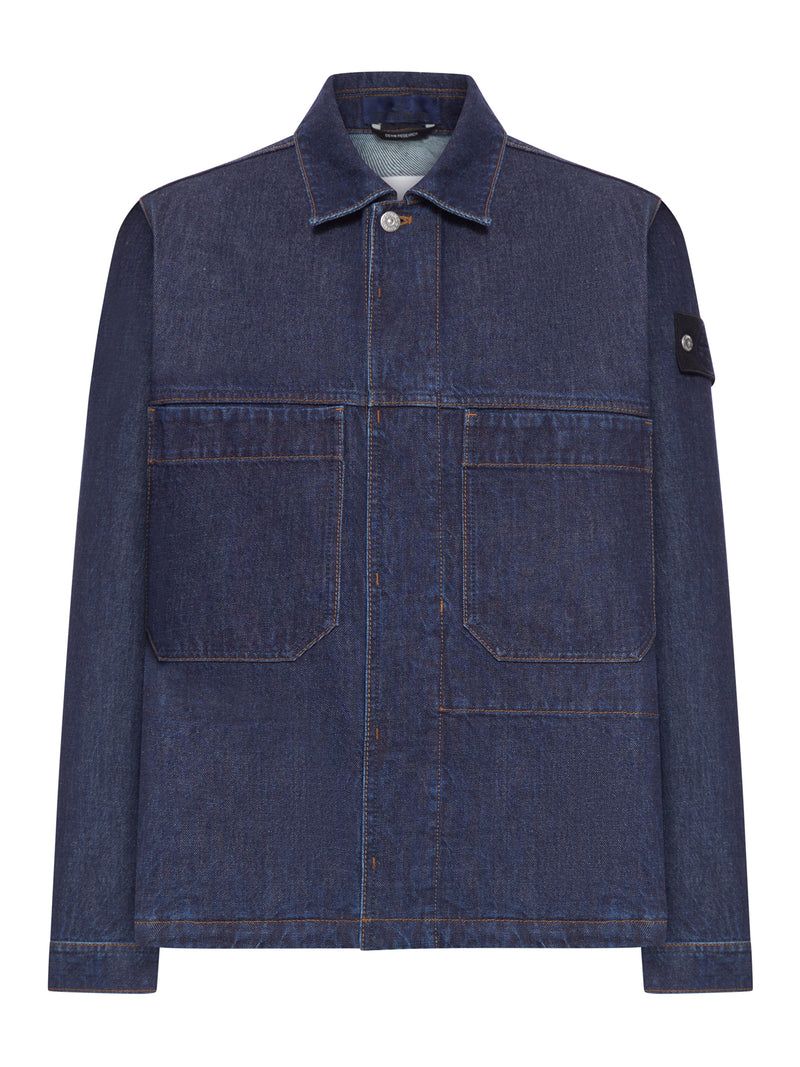 DENIM OUTWEAR WITH PATCH POCKETS