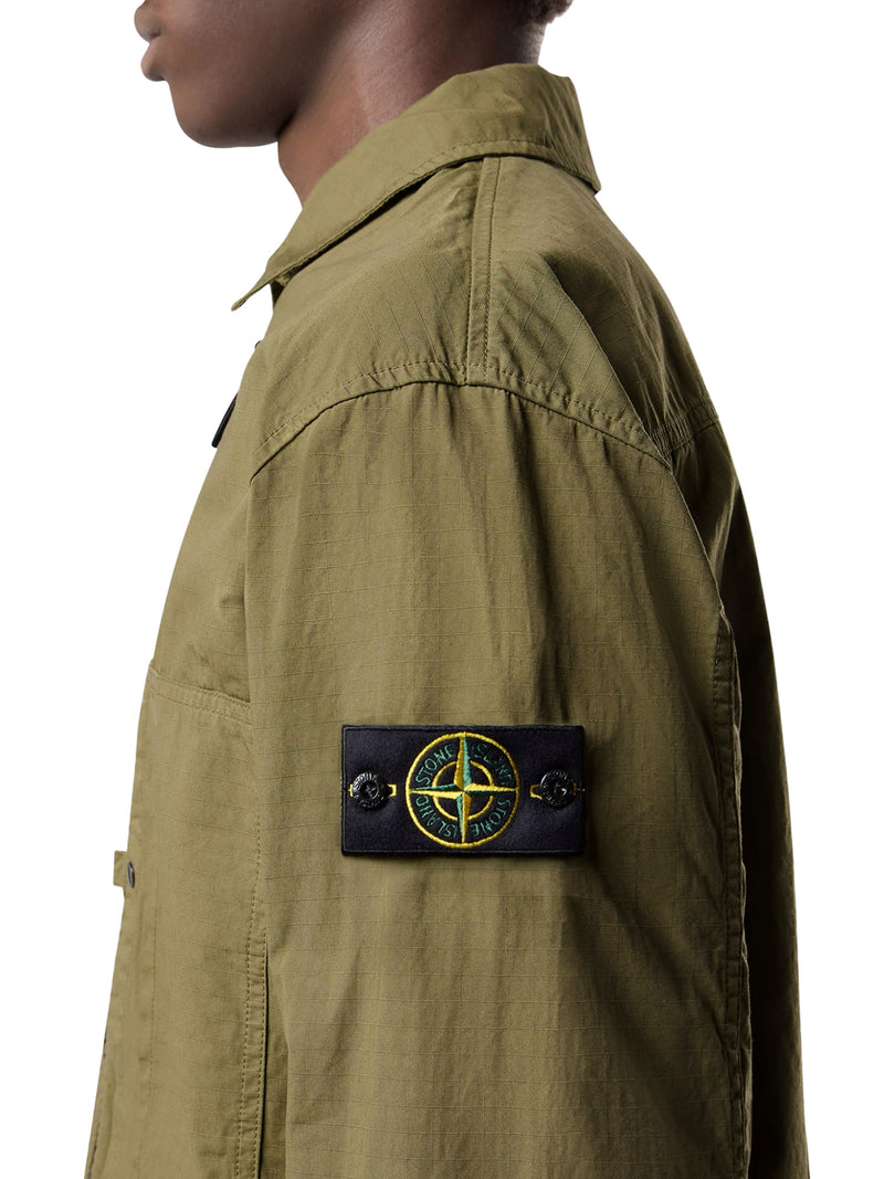 OVERSHIRT IN MERCERIZED ORGANIC COTTON RIPSTOP