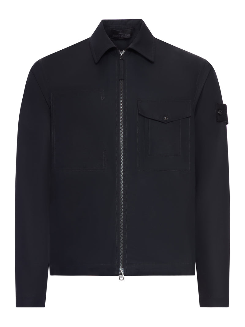 COTTON OVERSHIRT WITH PATCH POCKET