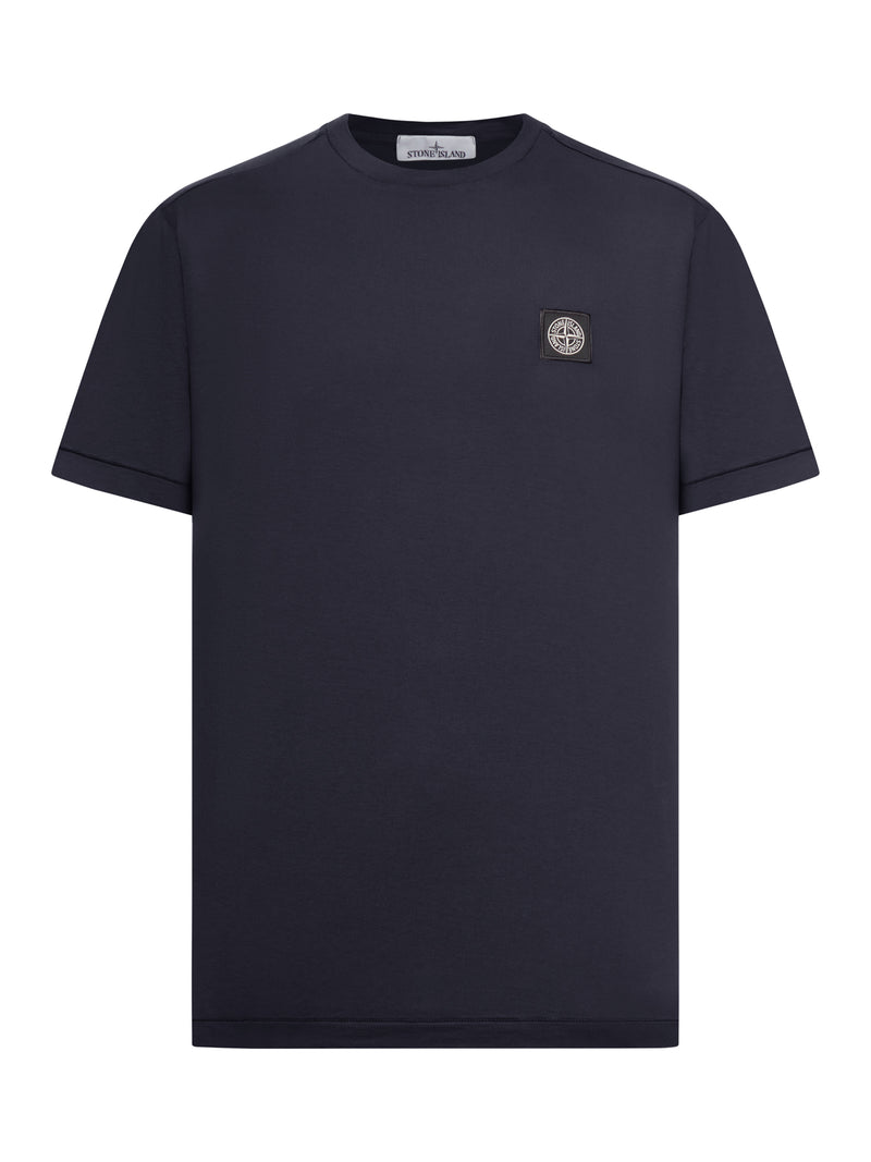 SHORT-SLEEVE T-SHIRT WITH COMPASS PATCH BLUE