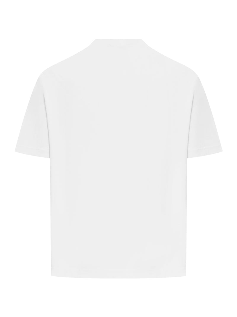 REGULAR FIT T-SHIRT WITH COMPASS LOGO