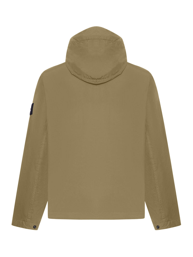 TECHNICAL FABRIC JACKET WITH COMPASS LOGO