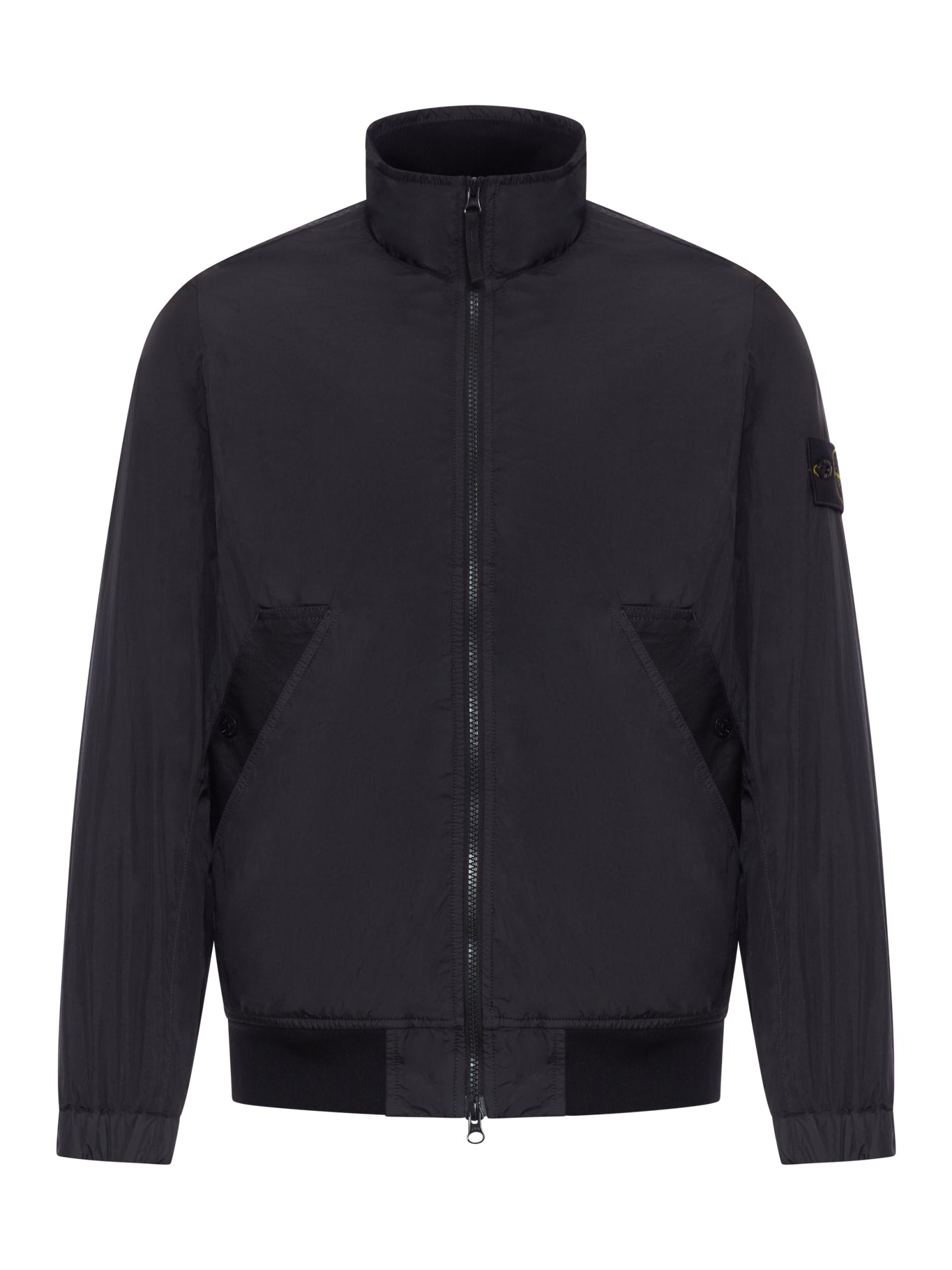 TECHNICAL FABRIC JACKET WITH COMPASS LOGO