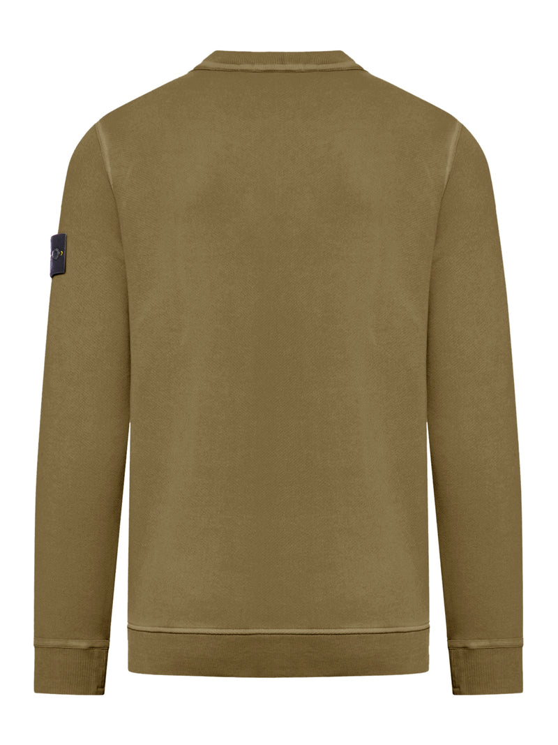 CREWNECK SWEATSHIRT WITH COMPASS LOGO