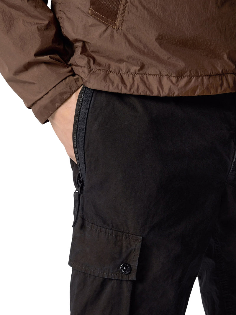 SLIM FIT CARGO SHORTS IN COTTON