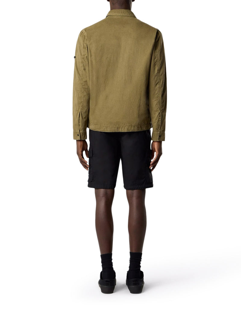 CARGO BERMUDA SHORTS WITH REMOVABLE BADGE