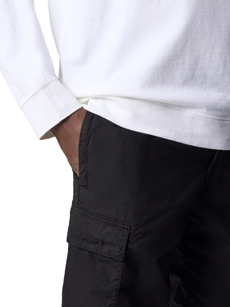 CARGO BERMUDA SHORTS WITH REMOVABLE BADGE