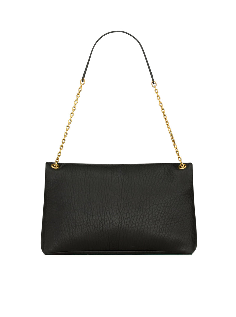 CASSANDRA CLUTCH BAG WITH CHAIN IN LAMBSKIN