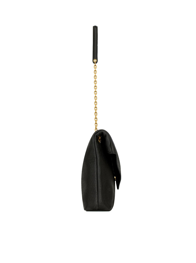 CASSANDRA CLUTCH BAG WITH CHAIN IN LAMBSKIN