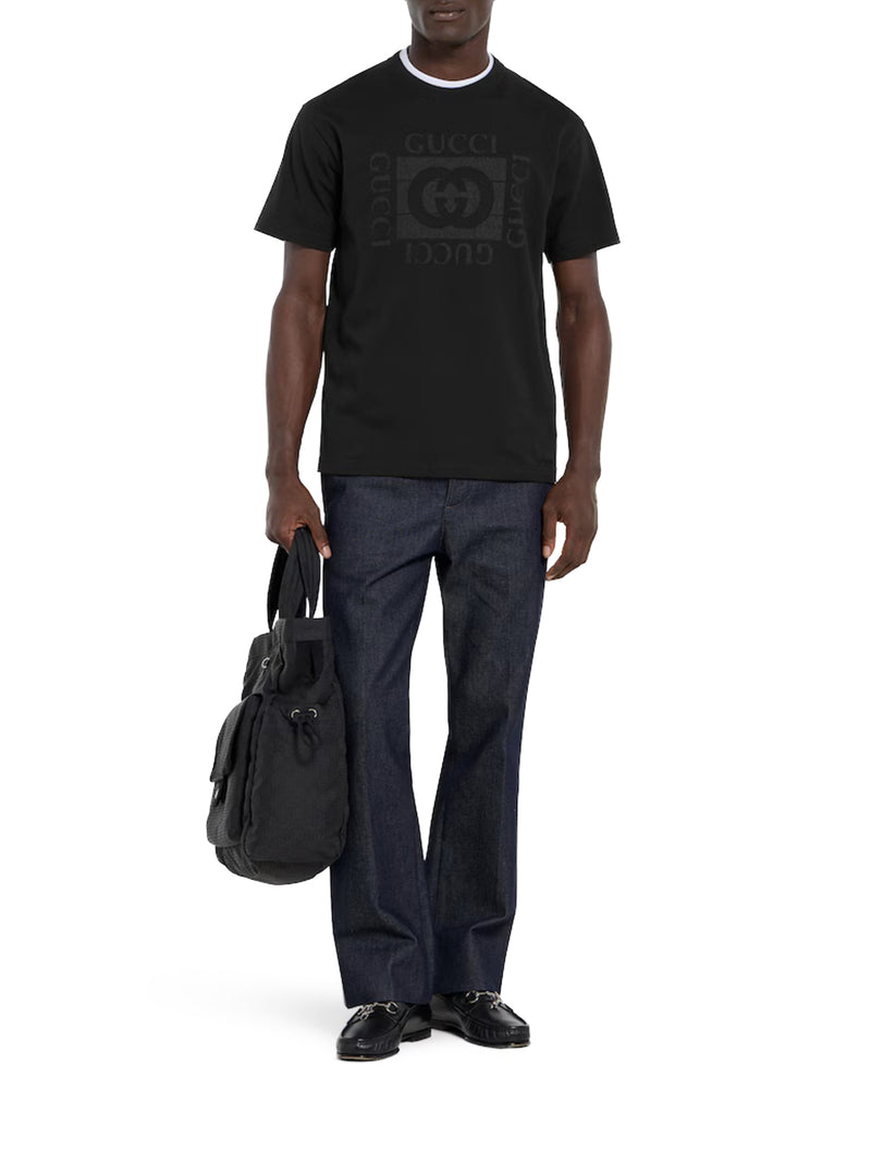 COTTON JERSEY T-SHIRT WITH PRINT