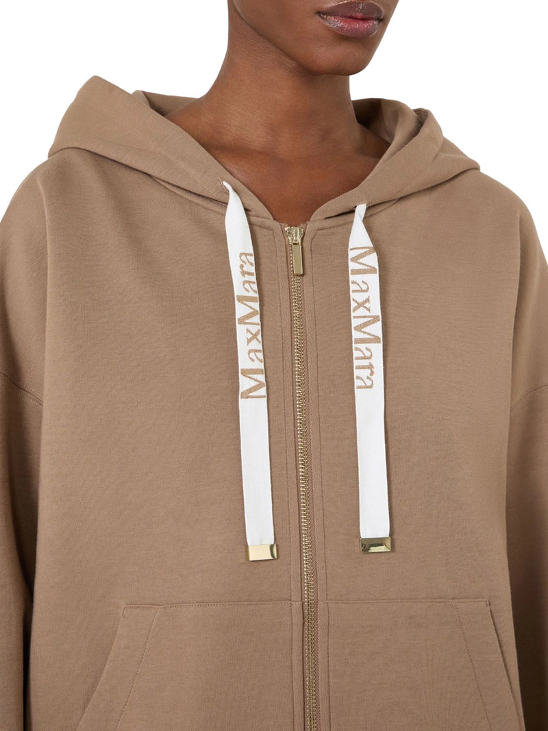 TECHNICAL JERSEY ZIP-UP HOODIE