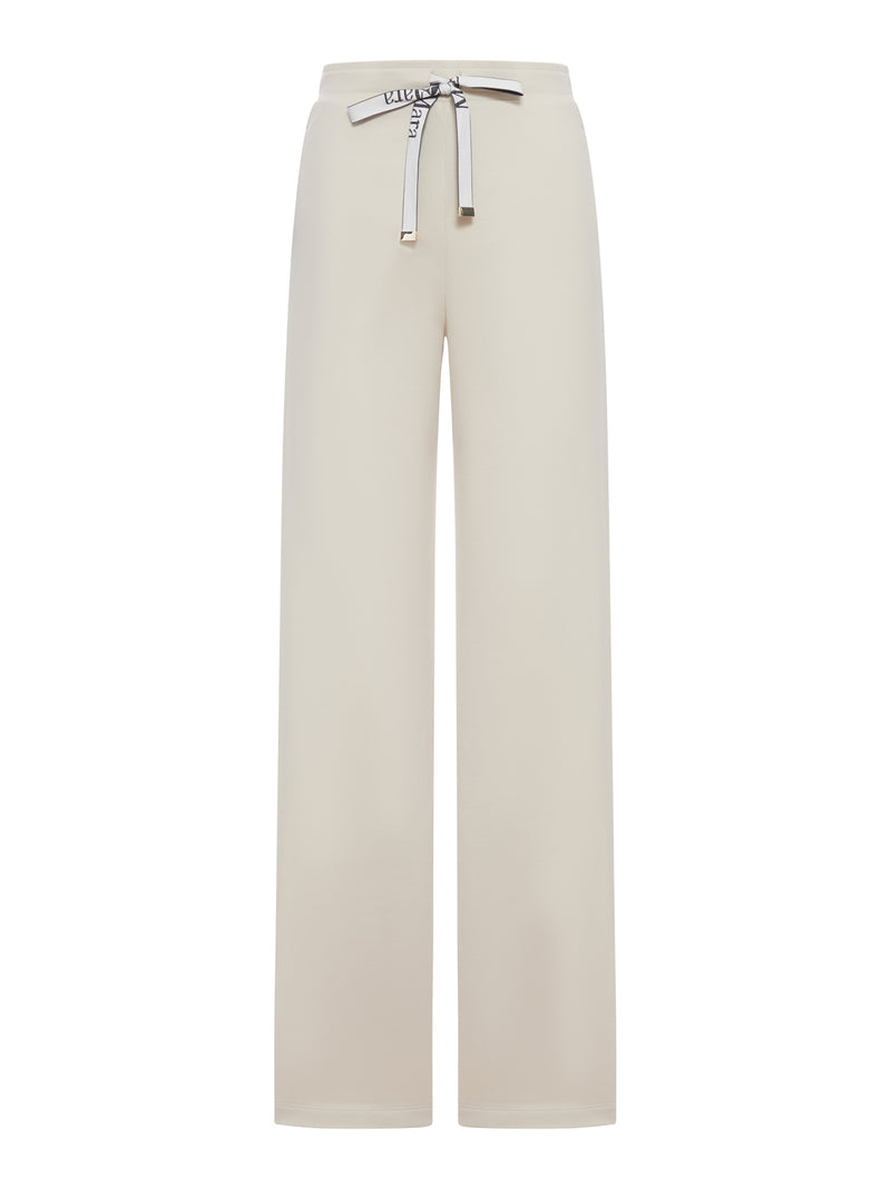 WIDE JERSEY TROUSERS
