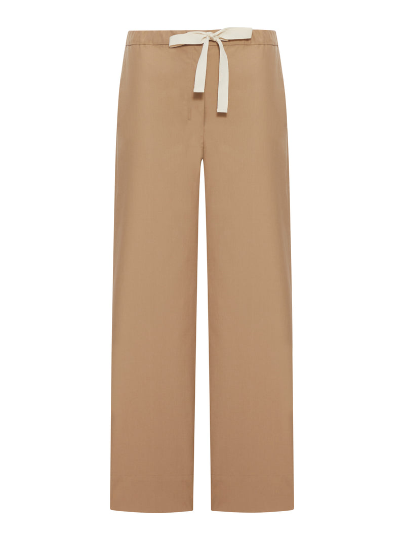 COTTON DRAWSTRING TROUSERS