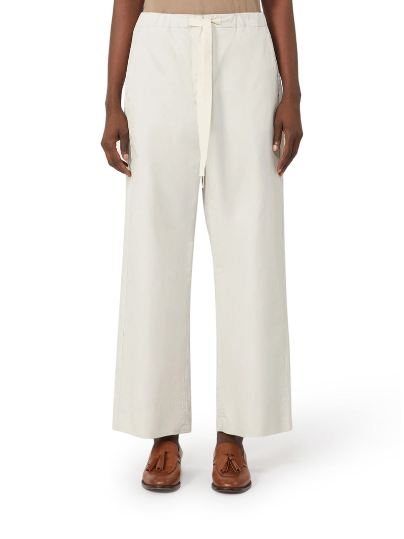 COTTON DRAWSTRING TROUSERS