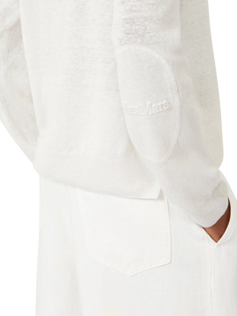 CREW NECK SWEATER IN LINEN YARN