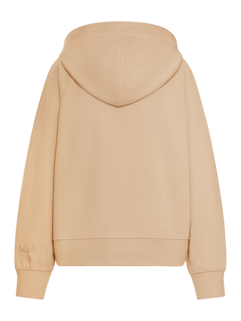ALMA ZIP-UP SWEATSHIRT WITH COTTON HOOD