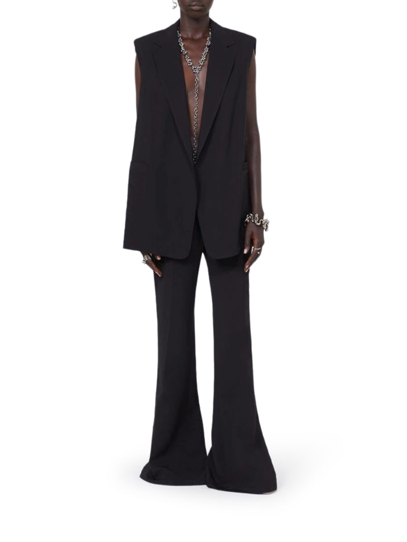 OVERSIZED VEST IN WASHED VISCOSE