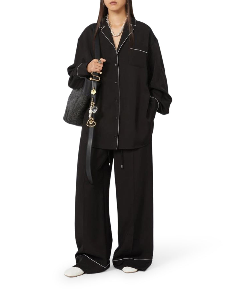 SATIN RIVET JOGGER PANTS