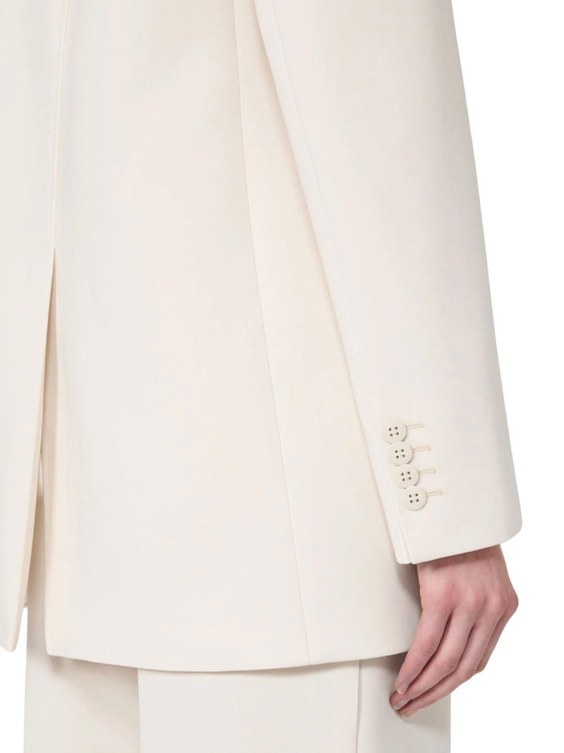 SINGLE-BREASTED CADY BLAZER