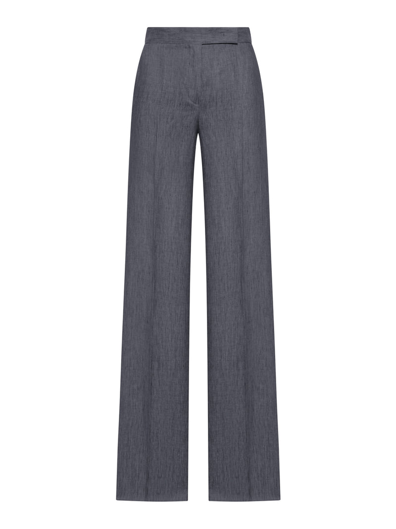 CHEVRON LINEN BATAVIA TROUSERS