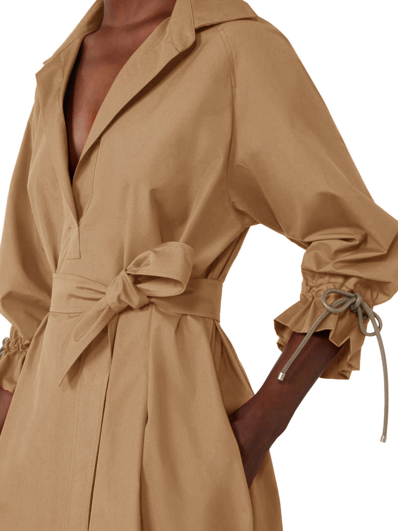 OVER DRESS IN COTTON POPLIN