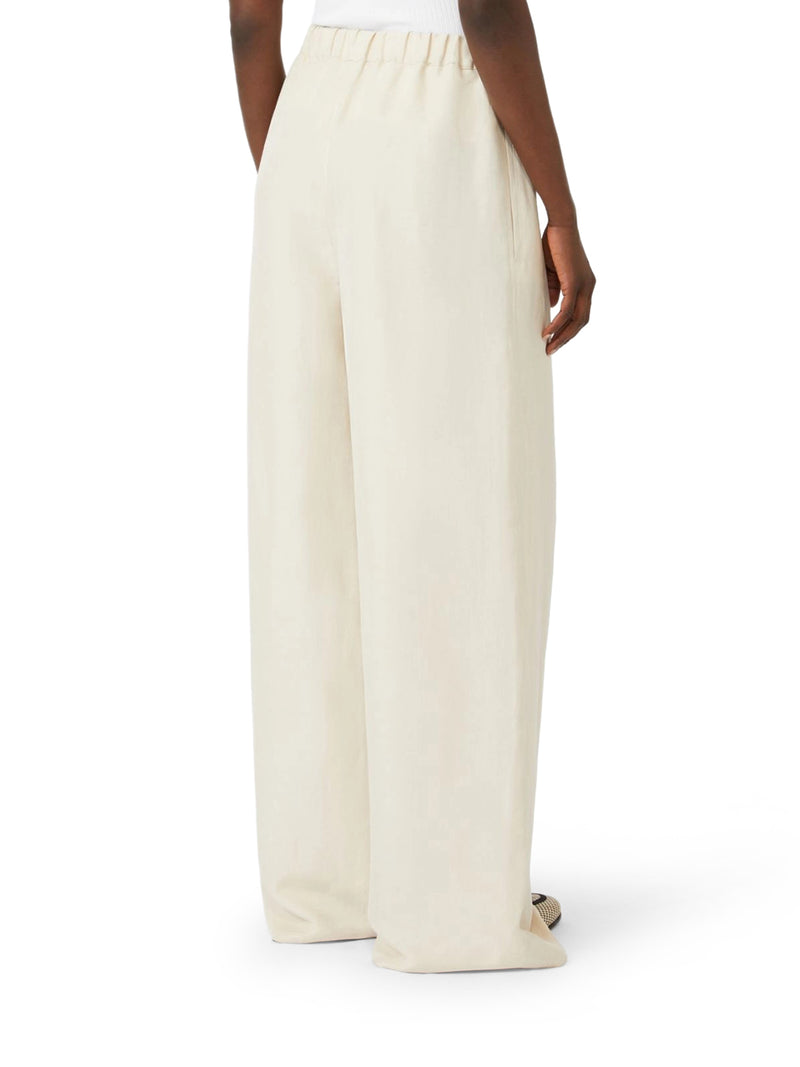 LINEN AND SILK TROUSERS