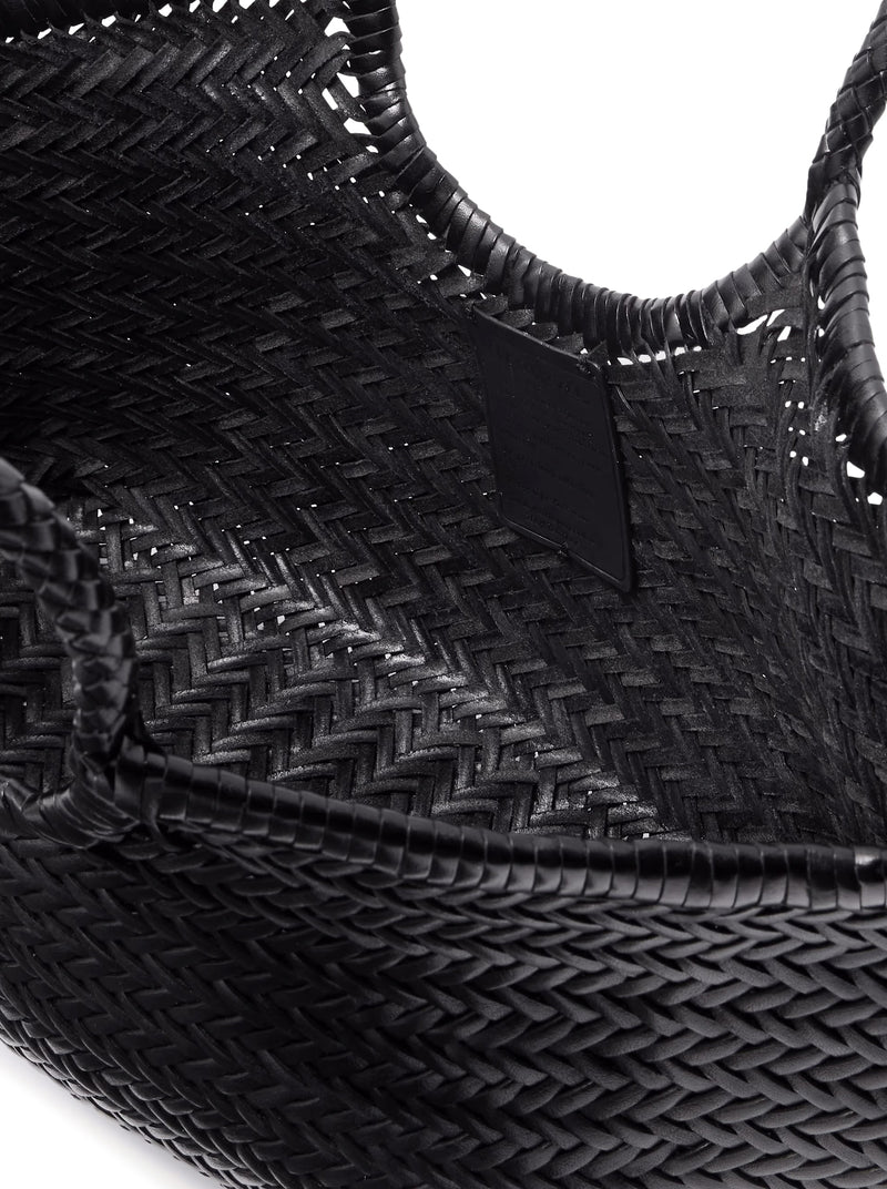 NANTUCKET BIG TOTE BAG IN WOVEN LEATHER