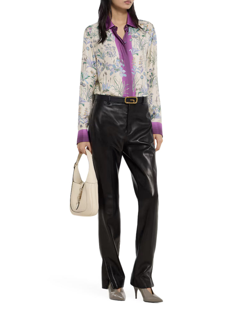 PRINTED SILK TWILL SHIRT