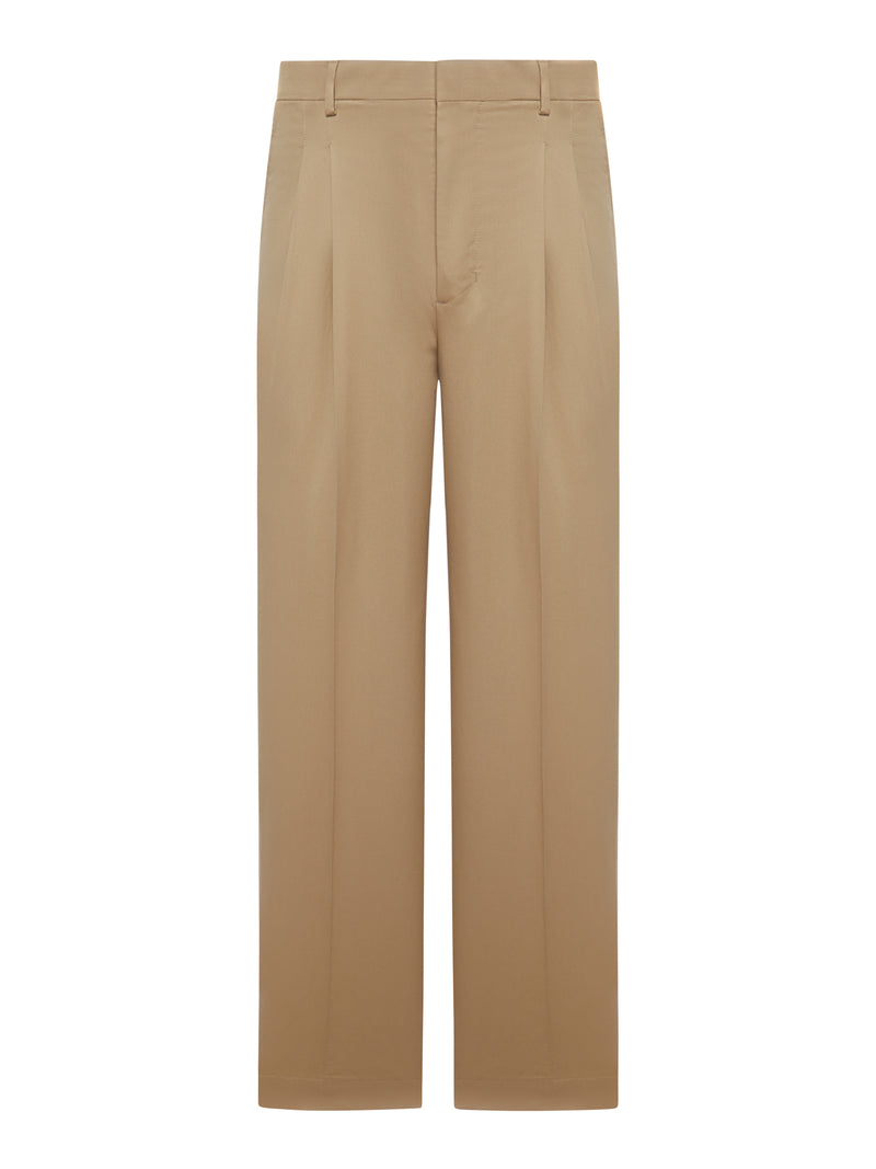 TAILORED COTTON TROUSERS WITH PENCES