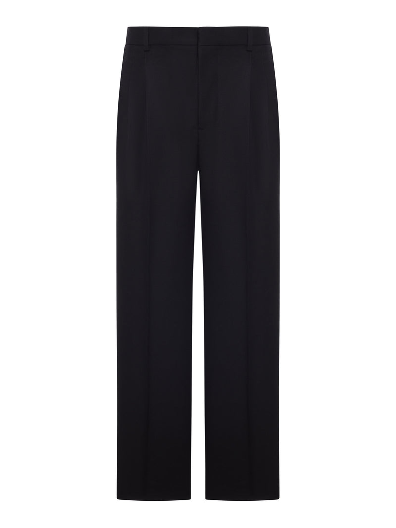 TAILORED WOOL TROUSERS WITH PENCES