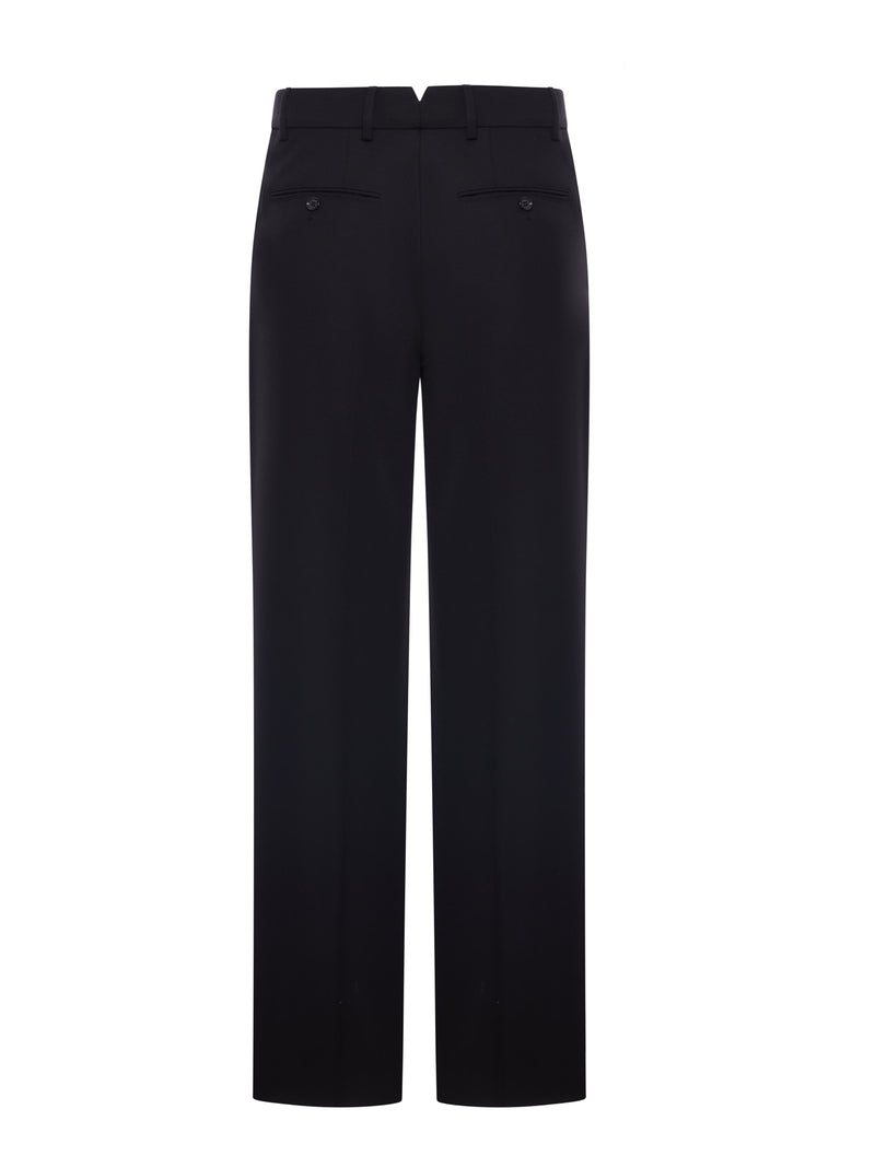 TAILORED WOOL TROUSERS WITH PENCES