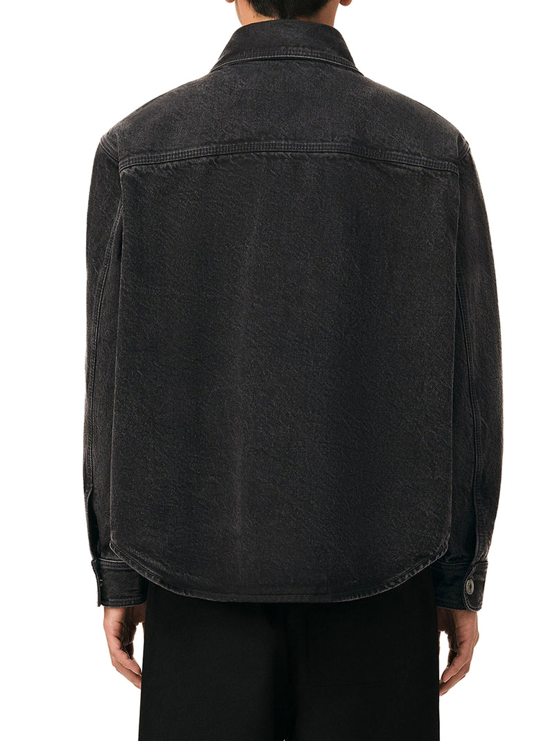 AMI DE COEUR COTTON KNIT SHIRT JACKET