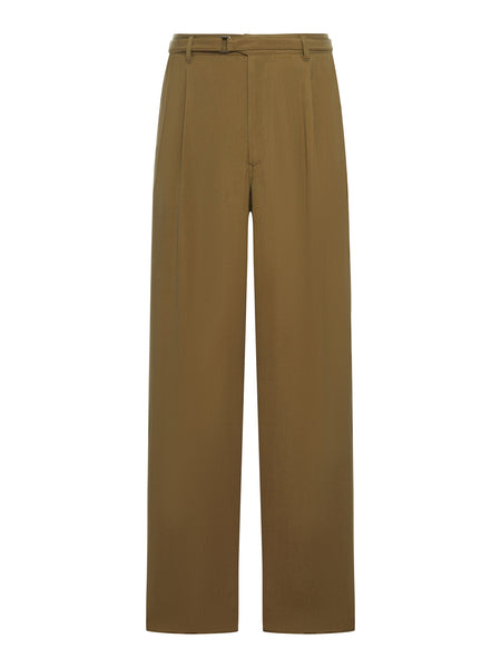 CUPRO ASV NATTÉ SINGLE FLATED PANTS