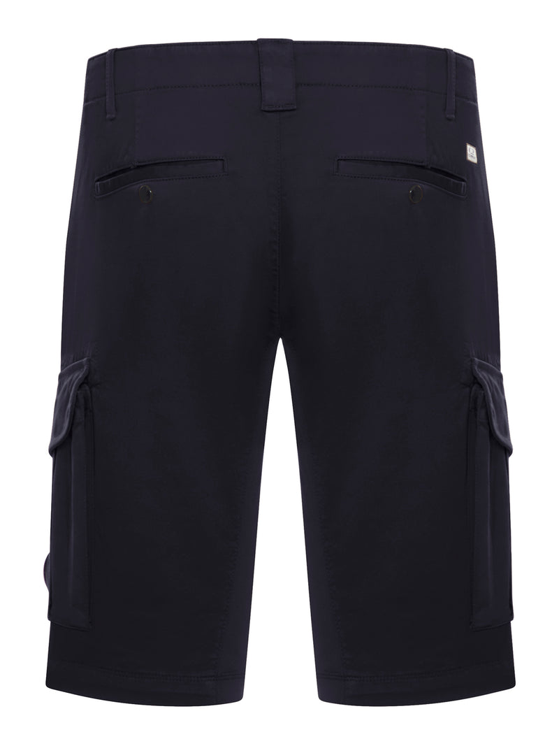 SATEEN STRETCH CARGO SHORTS