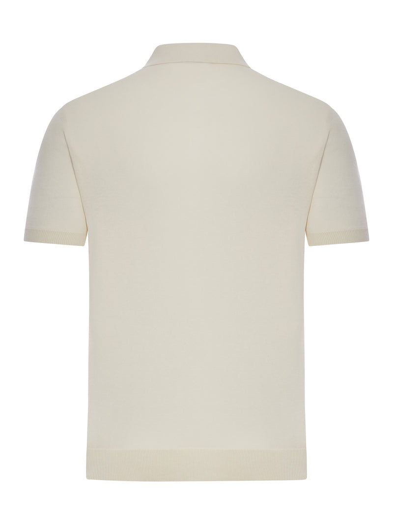 SHORT-SLEEVED COTTON POLO SHIRT